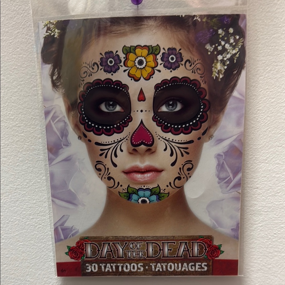 Amscan Day of the Dead Face Tattoos